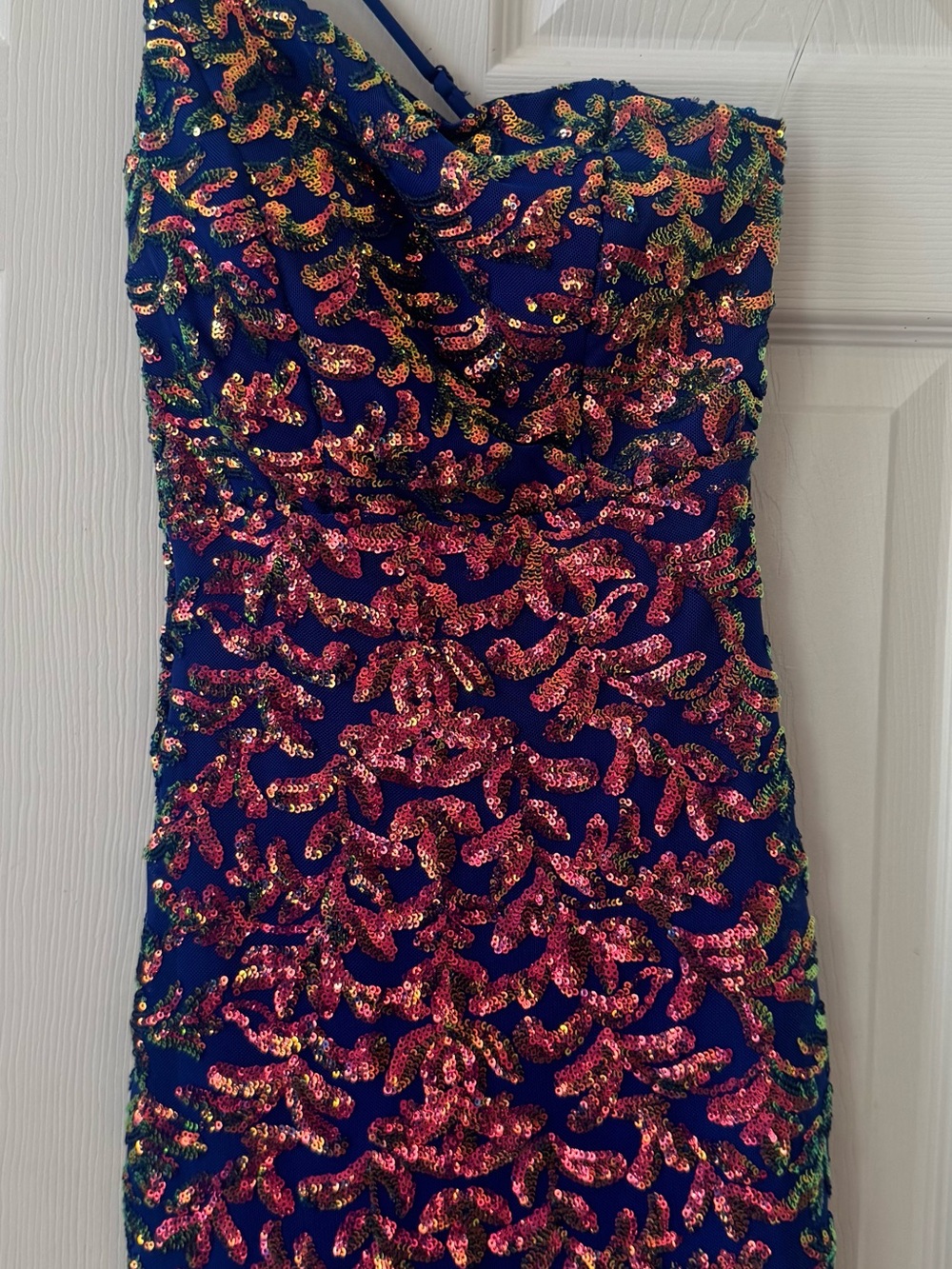 Honey and Rosie Blue dress with sequins